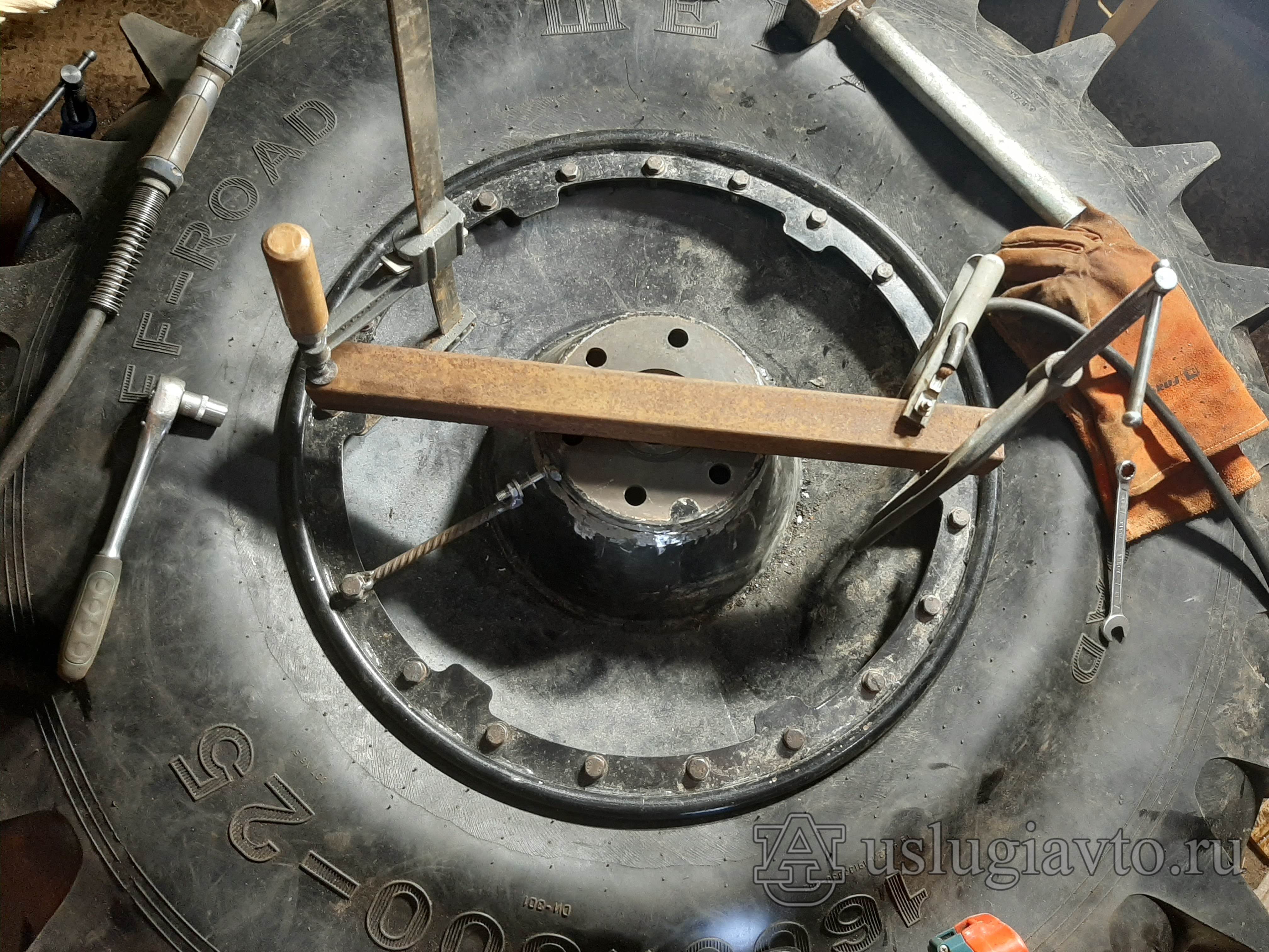 Ремонт диска колеса вездехода Шерп - Часть 7 | Услугиавто